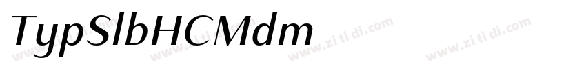 Type Slab HC Medium字体转换